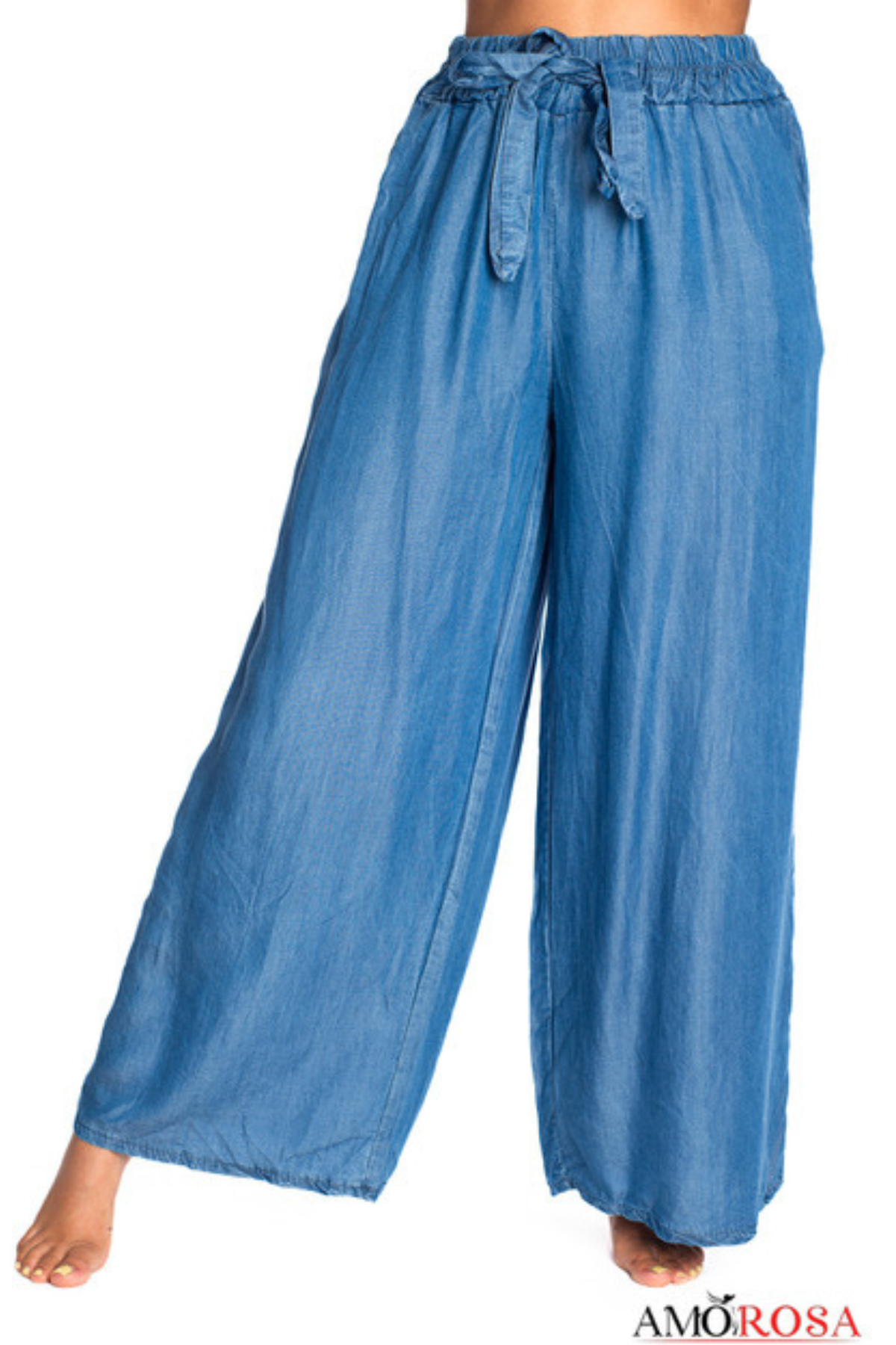 Amorosa Tie Belt Denim Pants