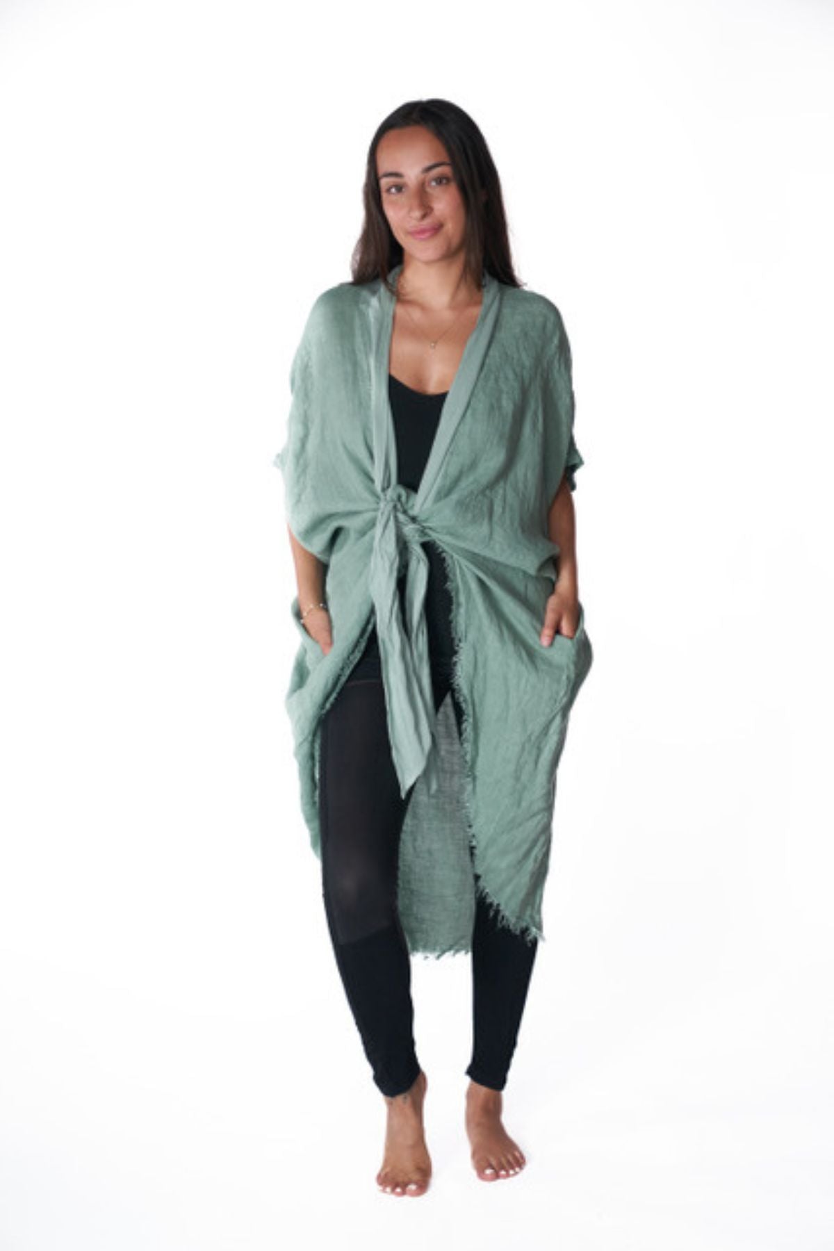Amorosa Linen Cover Up