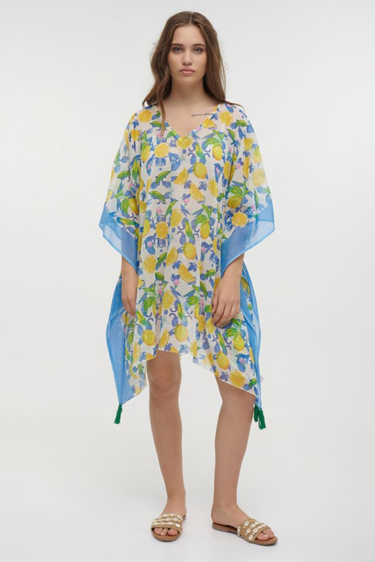 Ble Resort Collections- Kaftan - With Lemons