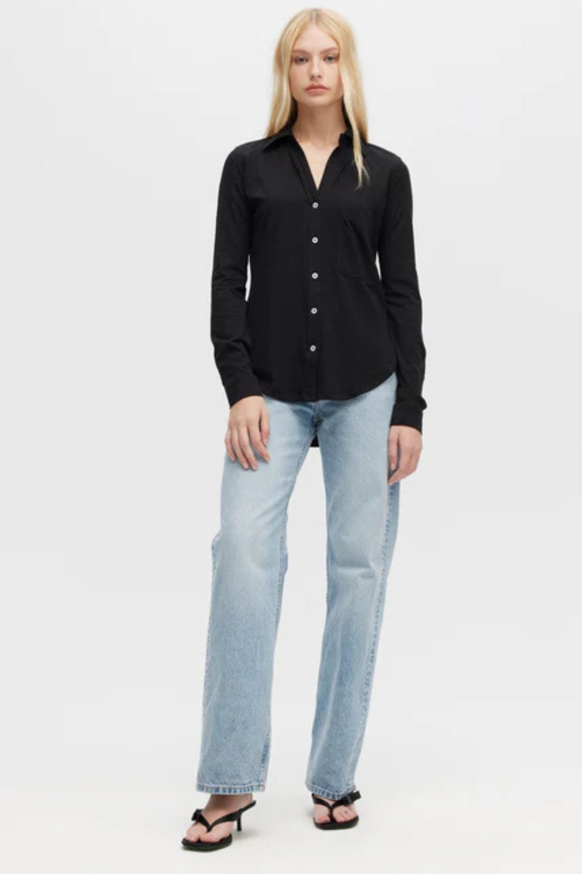 CHRLDR - Amrat Jersey Blouse - Black