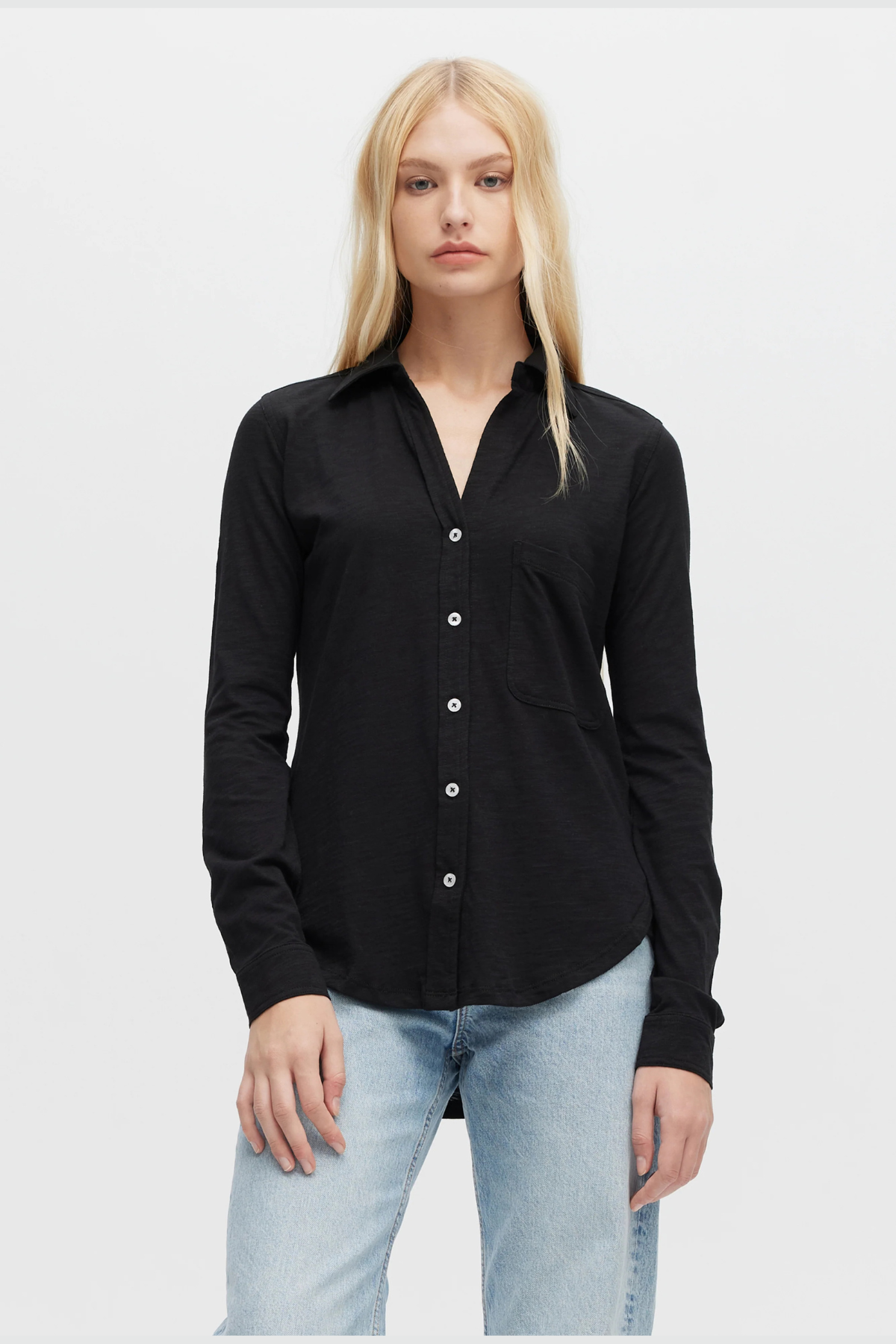 CHRLDR - Amrat Jersey Blouse - Black