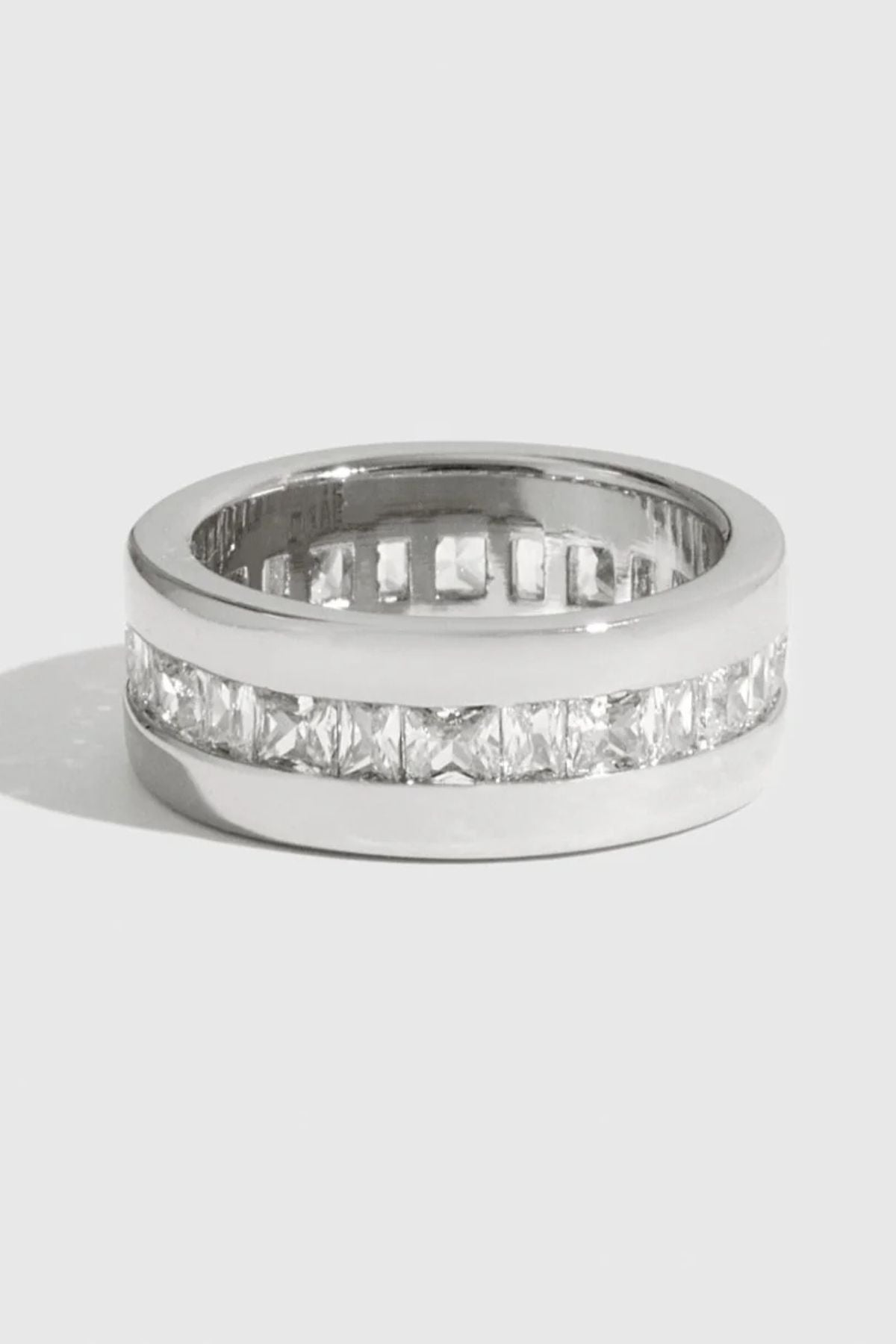 Drae Collection - Square & Baguette Ring - Silver