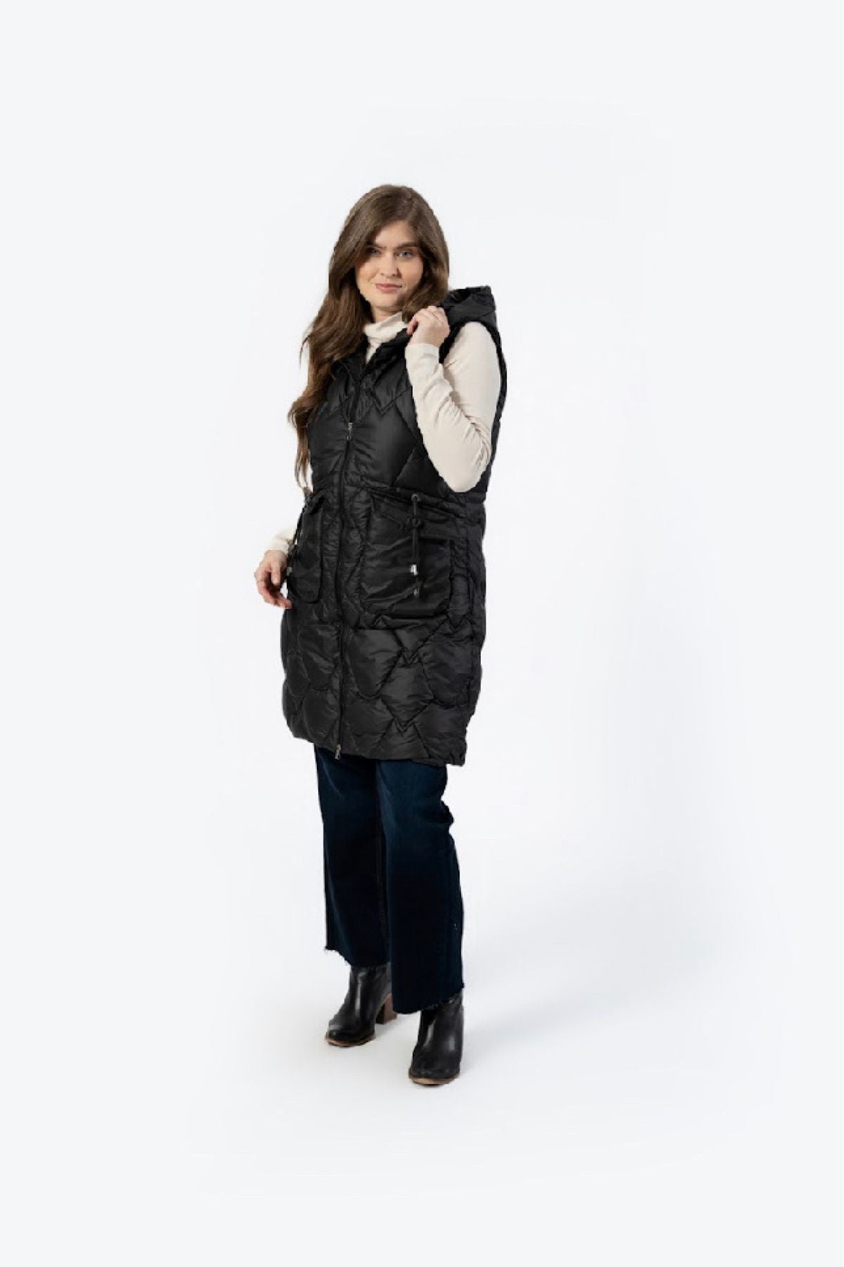 Funsport - Knit Puffer Vest - Black