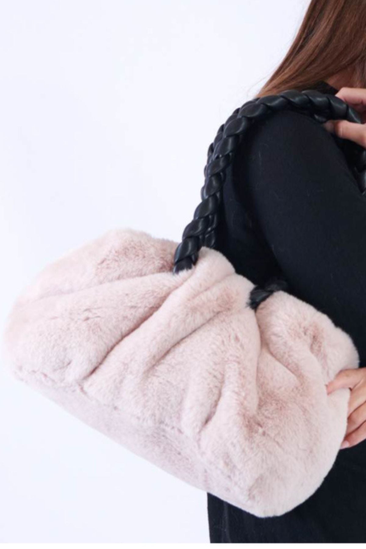 Furious Fur - Brady Bag - Pink Rose