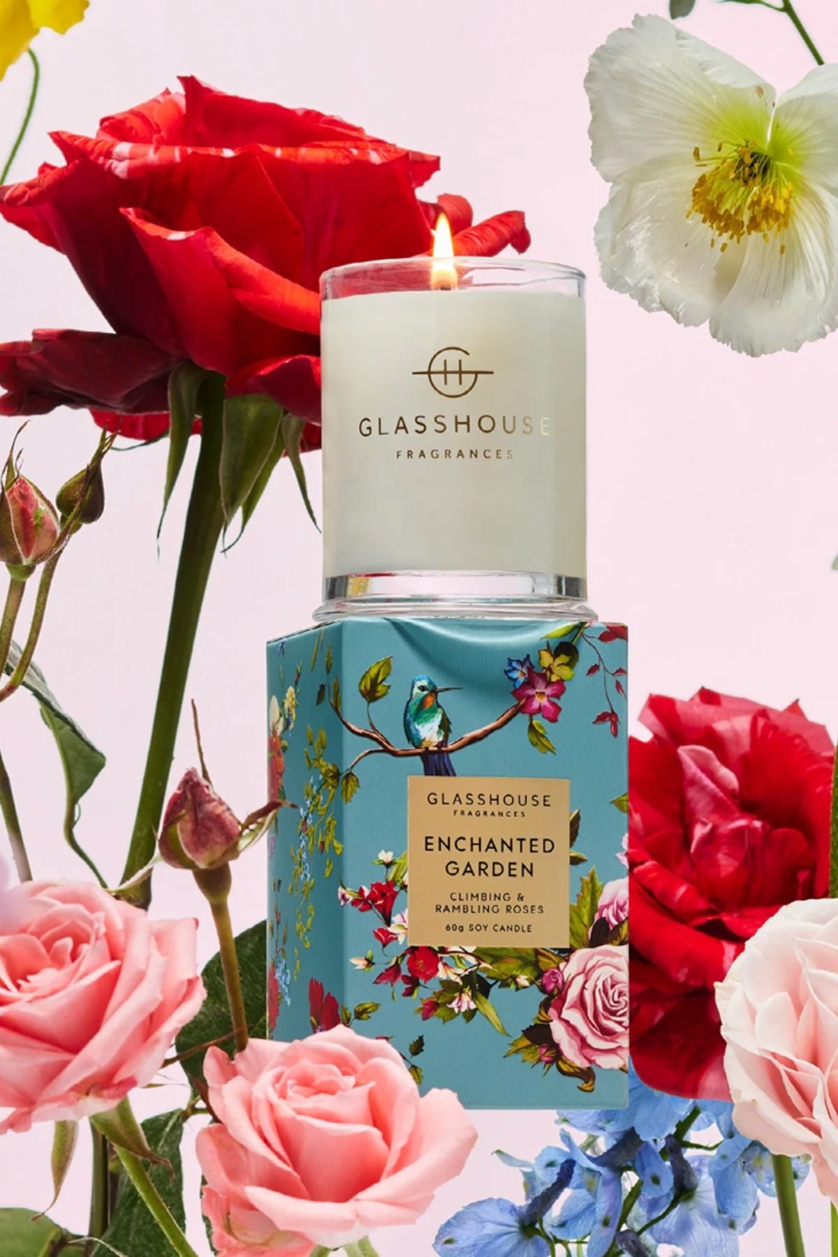 グラスハウス キャンドル 380g ENCHANTED GARDEN GLASSHOUSE Fragrances - Enchanted Garden - Climbing & Rambling