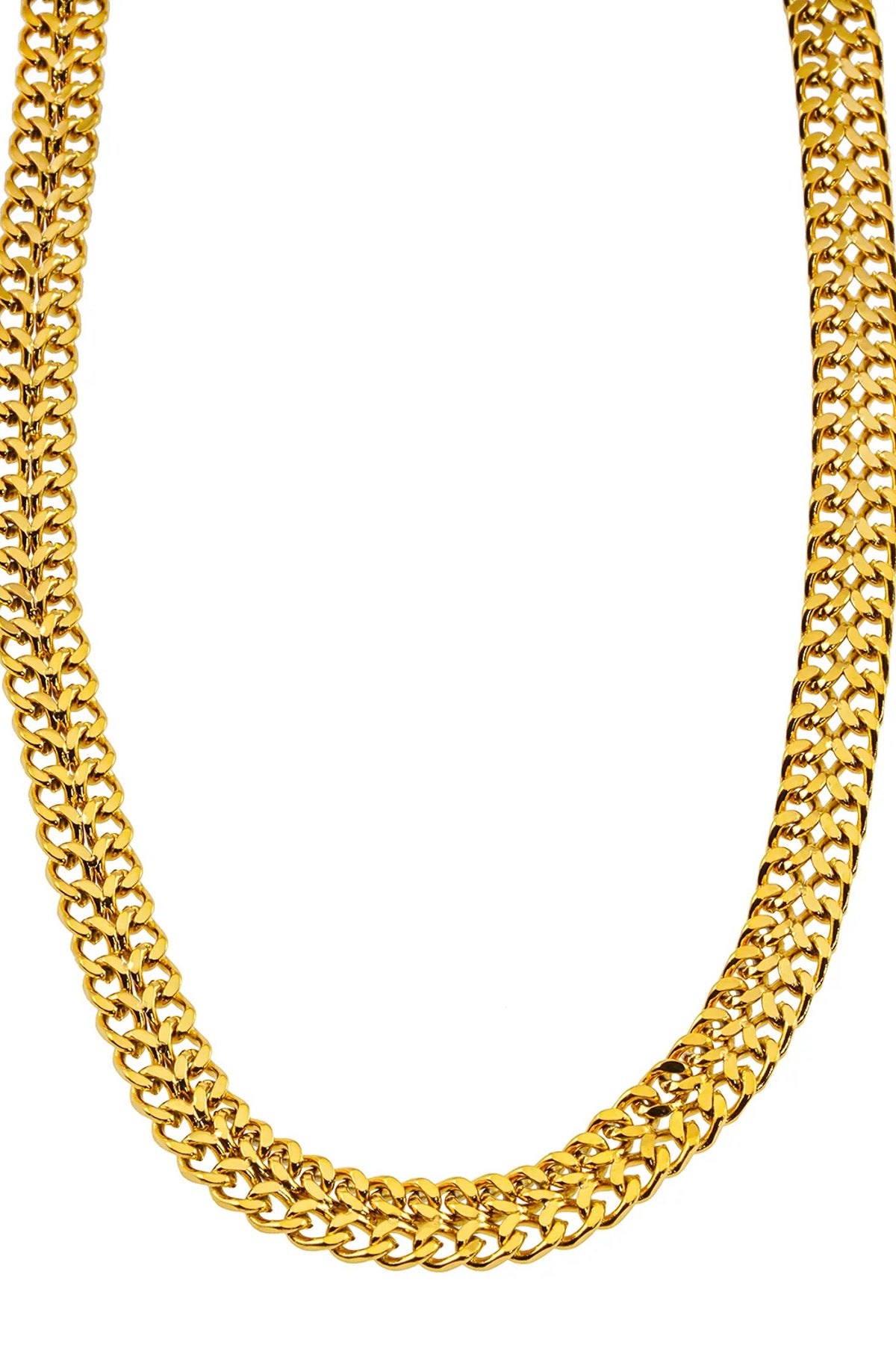Hackney Nine- ANIMA Intricate Wide Width Singular Twin Chain Necklace