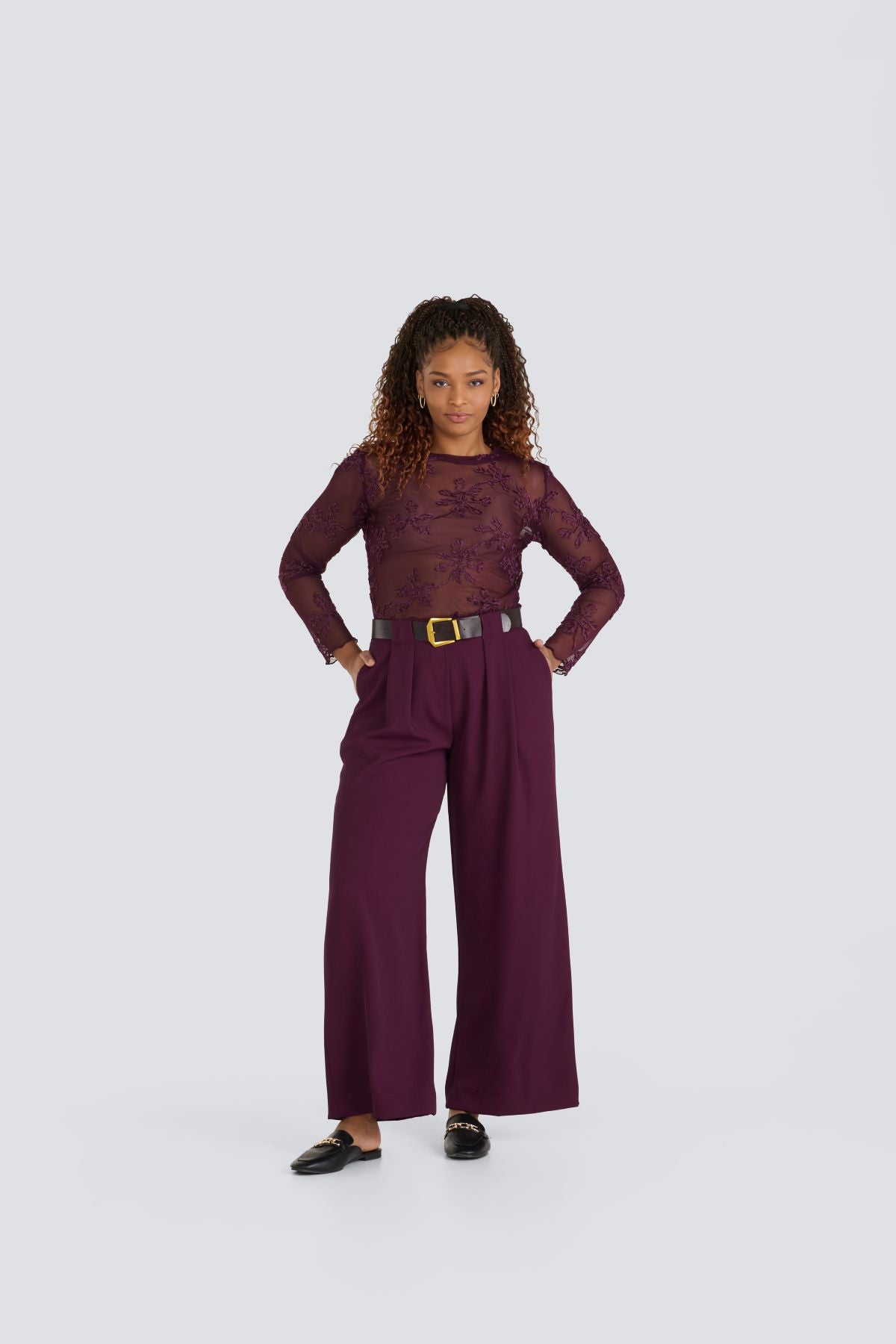 Jessica Laura - Pleated Trouser