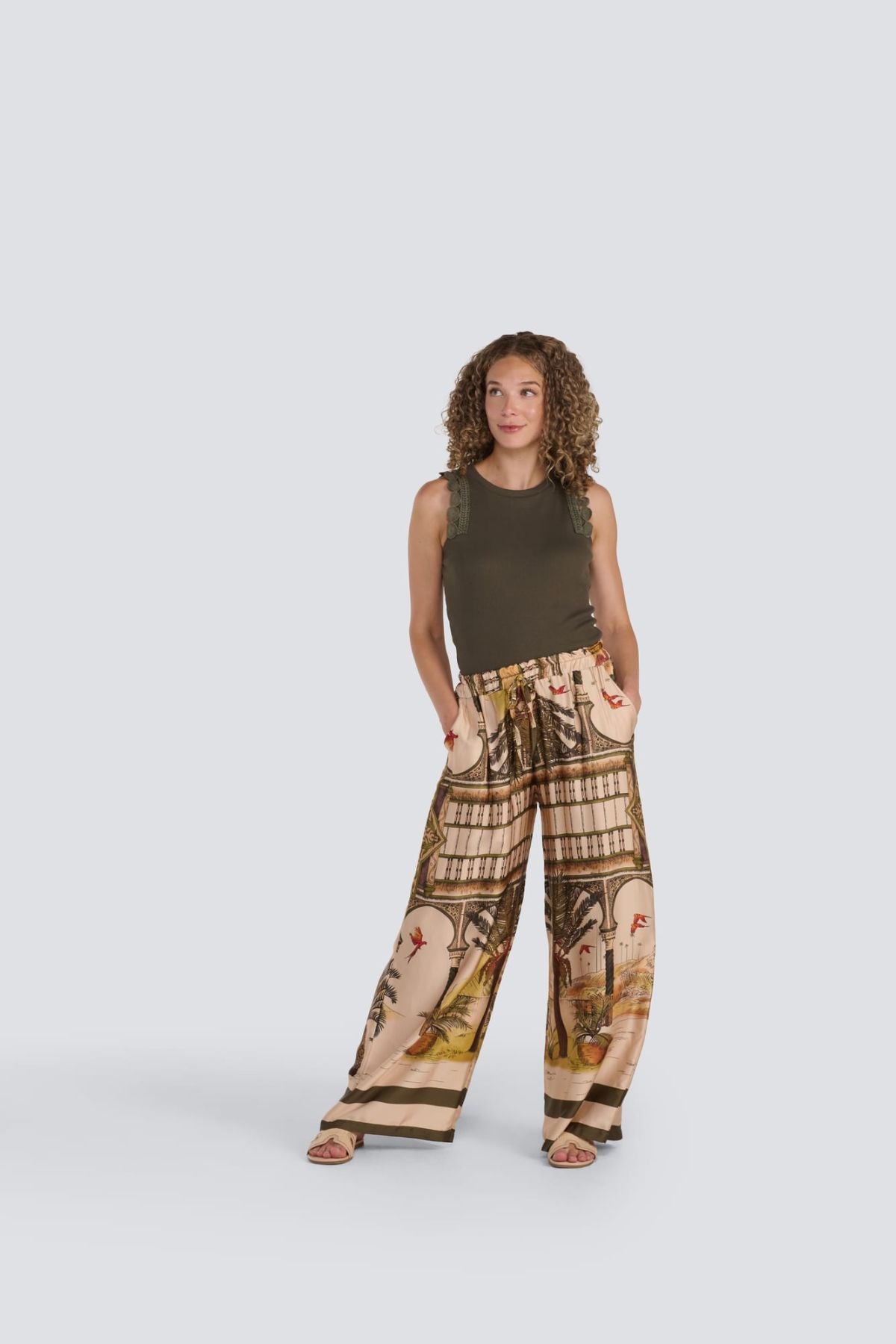 Jessica Laura - White Lotus Pant - Olive