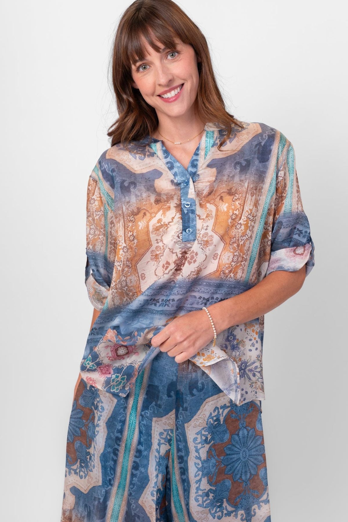 Me & Gee - Blouse - Blue Jeans