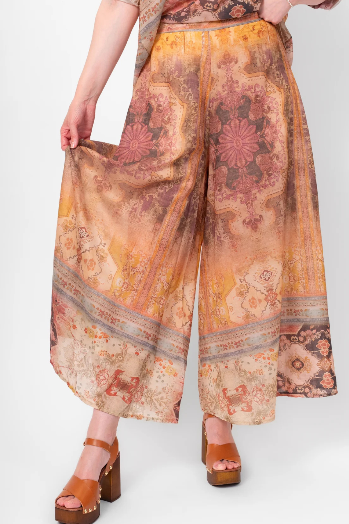 Me & Gee - Palazzo Pant - Cinnamon