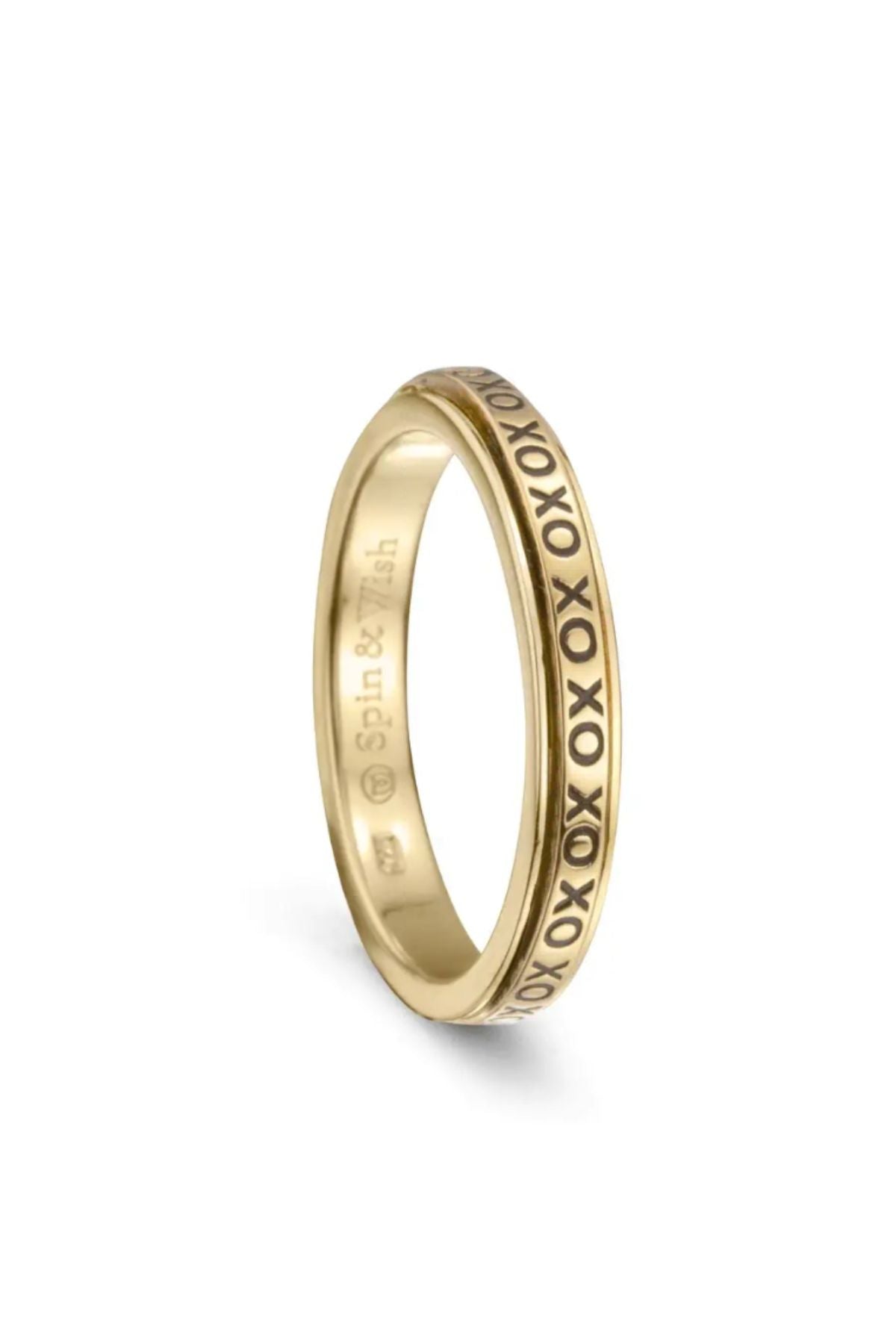 Meditation Rings - XO Yellow Gold Vermeil