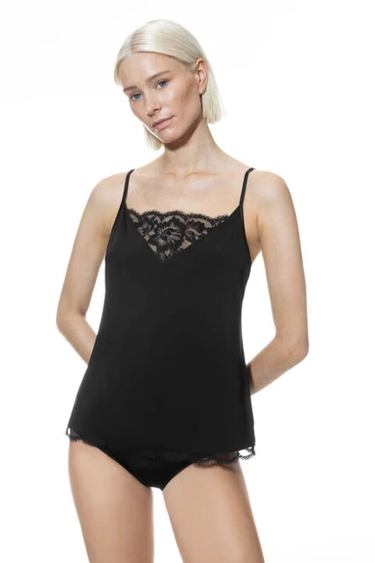 Mey - Lace Camisole - Black