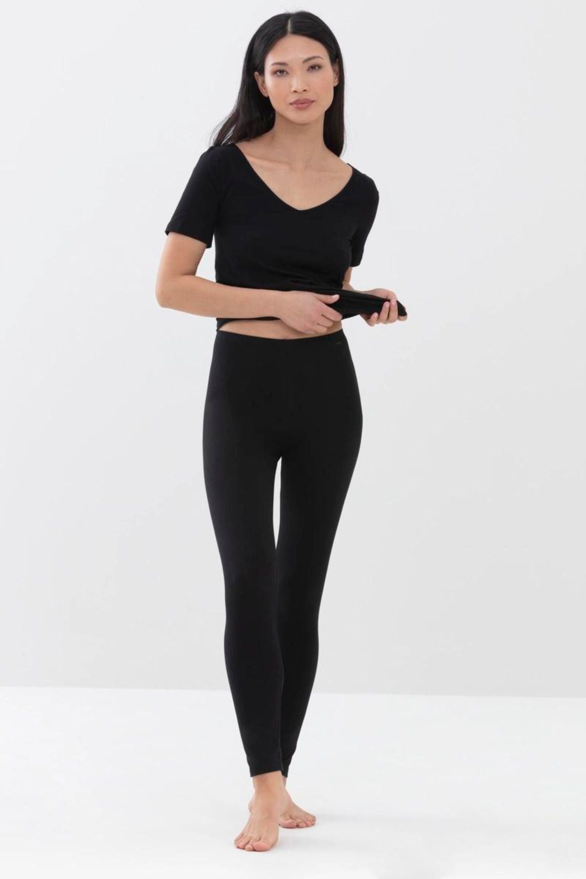 Mey Serie Superfine Organic Leggings | Black