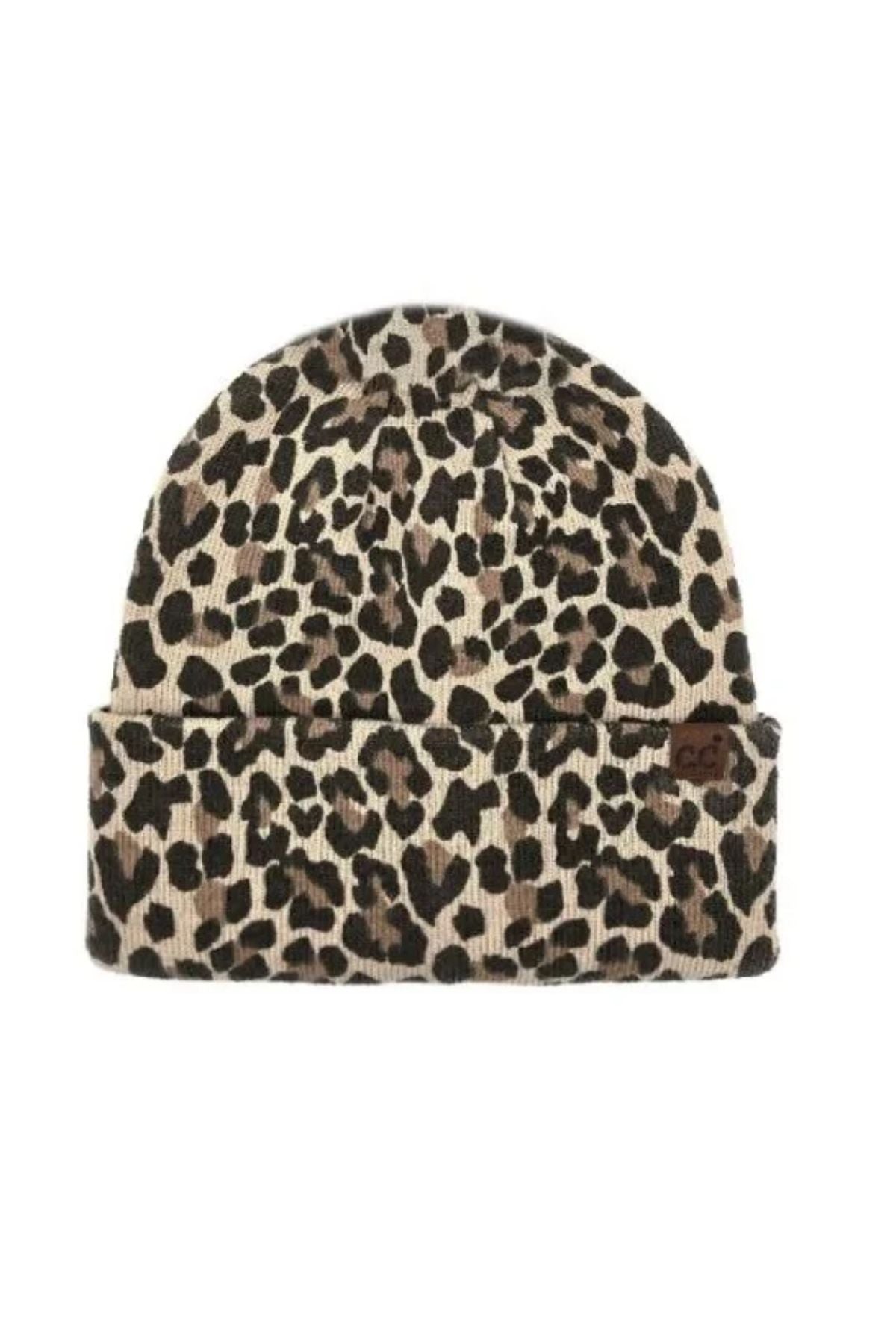 Modinno Leopard Cuff Beanie