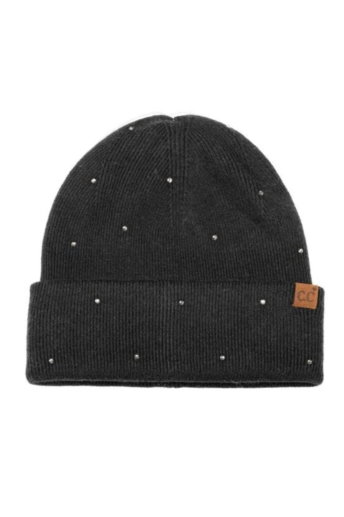 Modinno Rhinestone Cuff Beanie