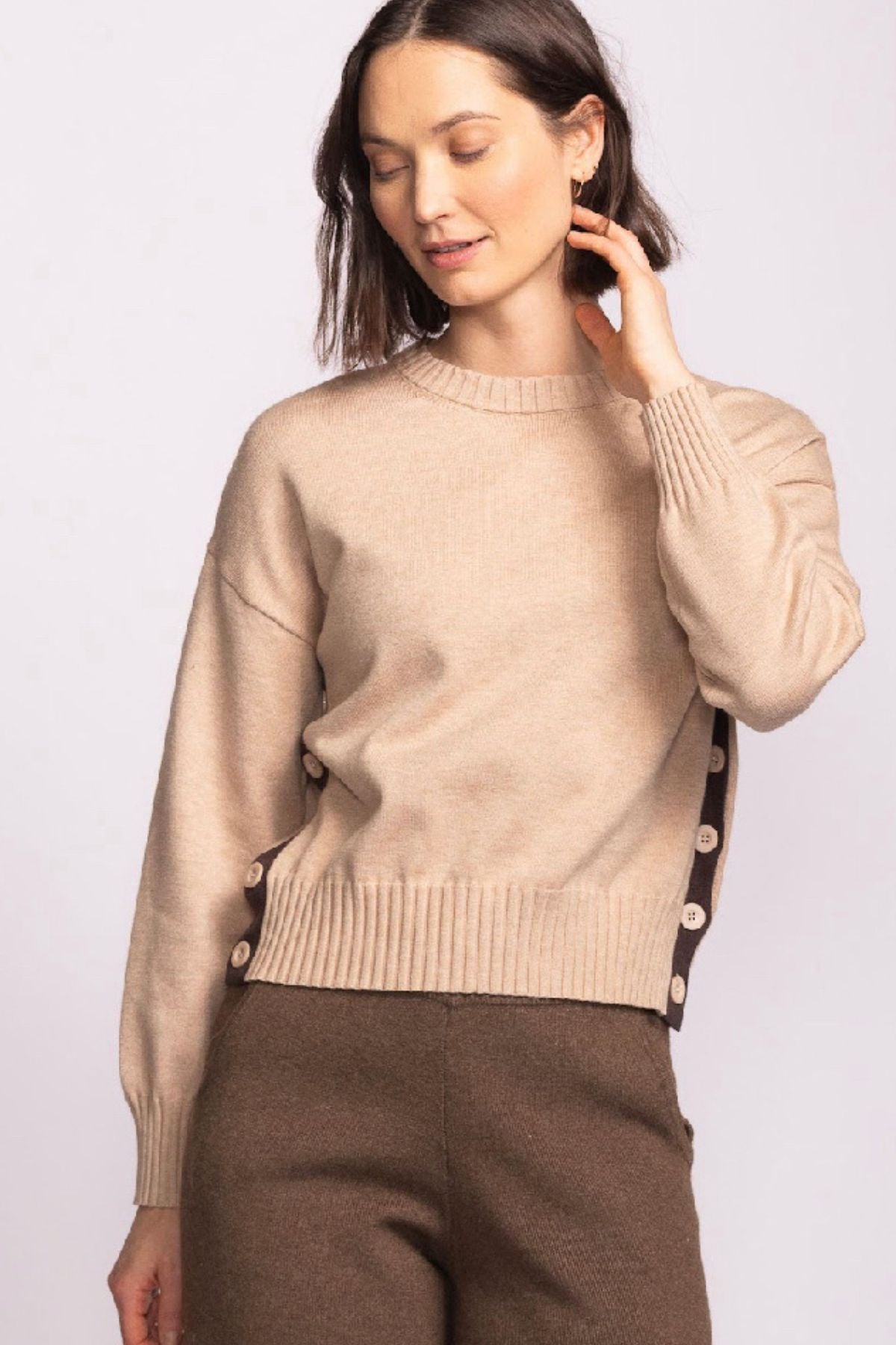 Pink Martini - Grigio Sweater - Beige