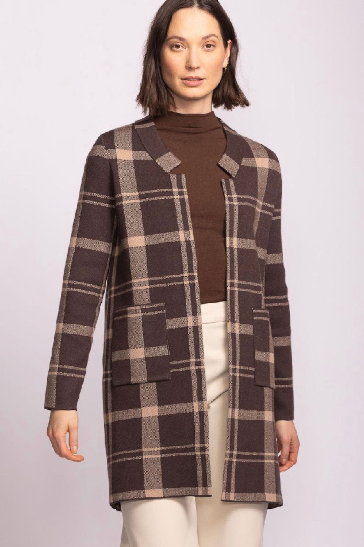 Pink Martini - Harmon Cardi - Brown