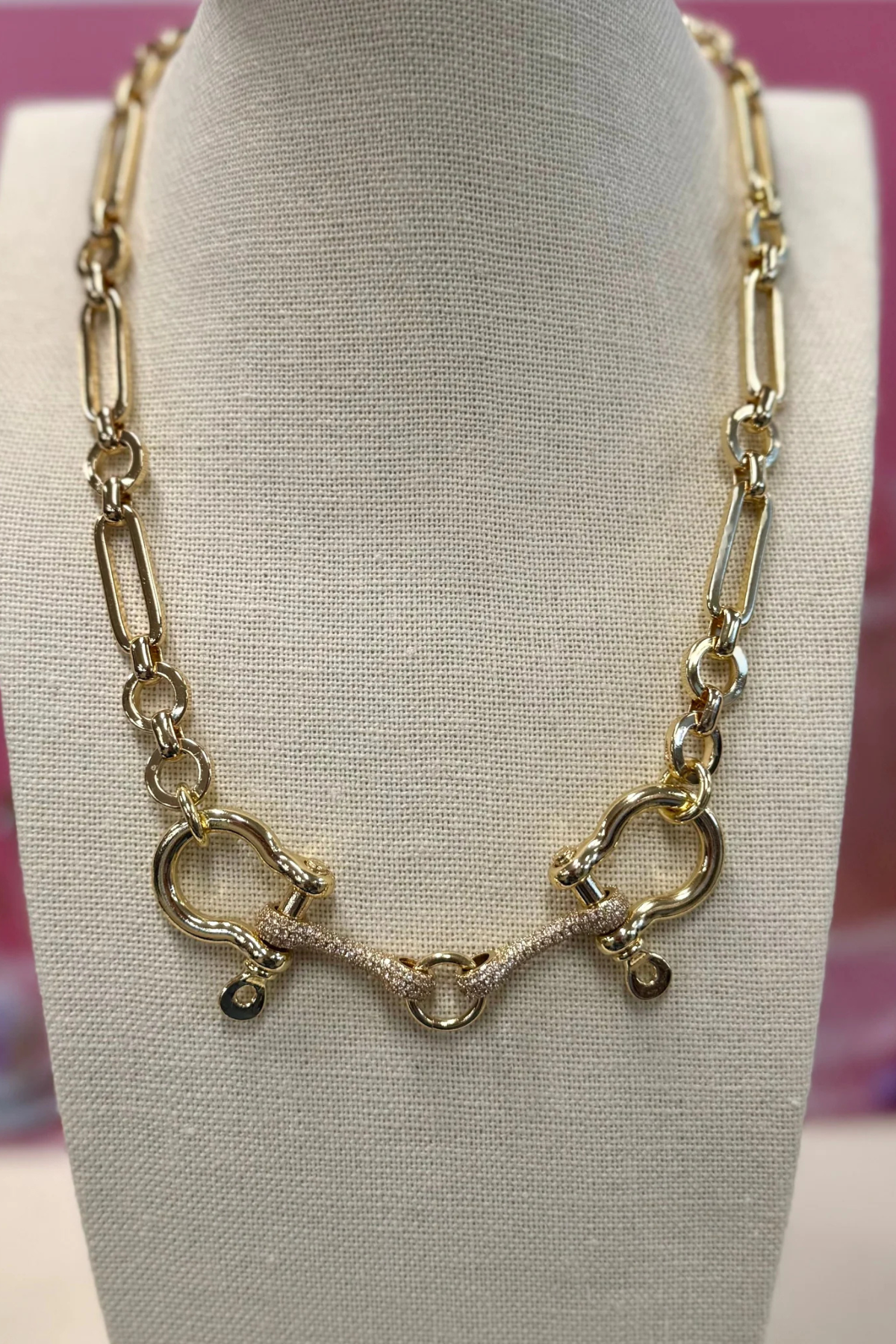 Valentine Rouge - Horse Bit Shiny Gold