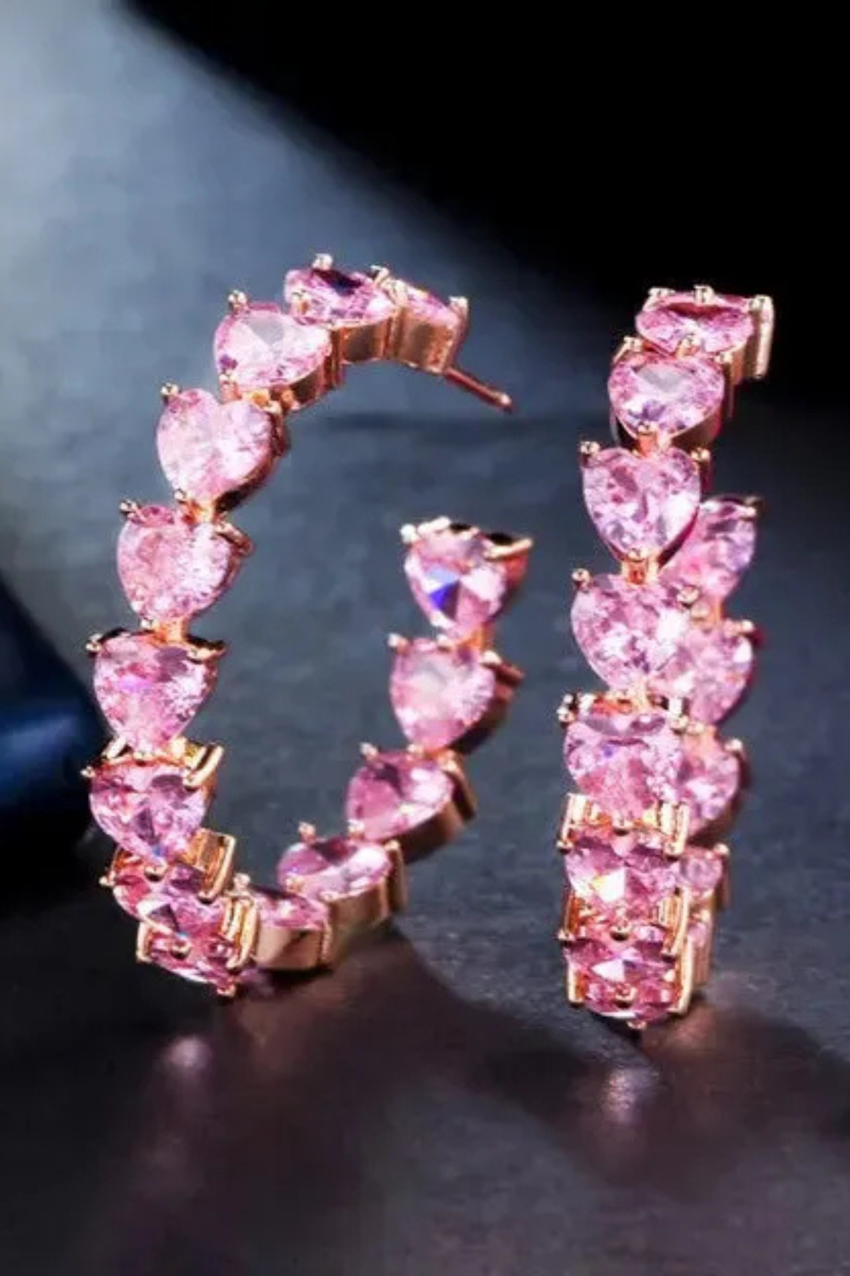Valentine Rouge - Pink Sweet Seduction Hoops